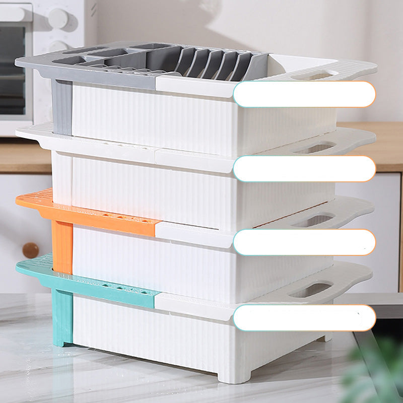 StretchDry | Platzsparendes Abtropfgestell mit ausziehbarem Design