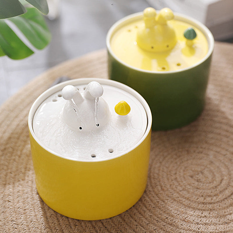 BunnyFlow | Eleganter Wasserautomat für Kaninchen - Brezella