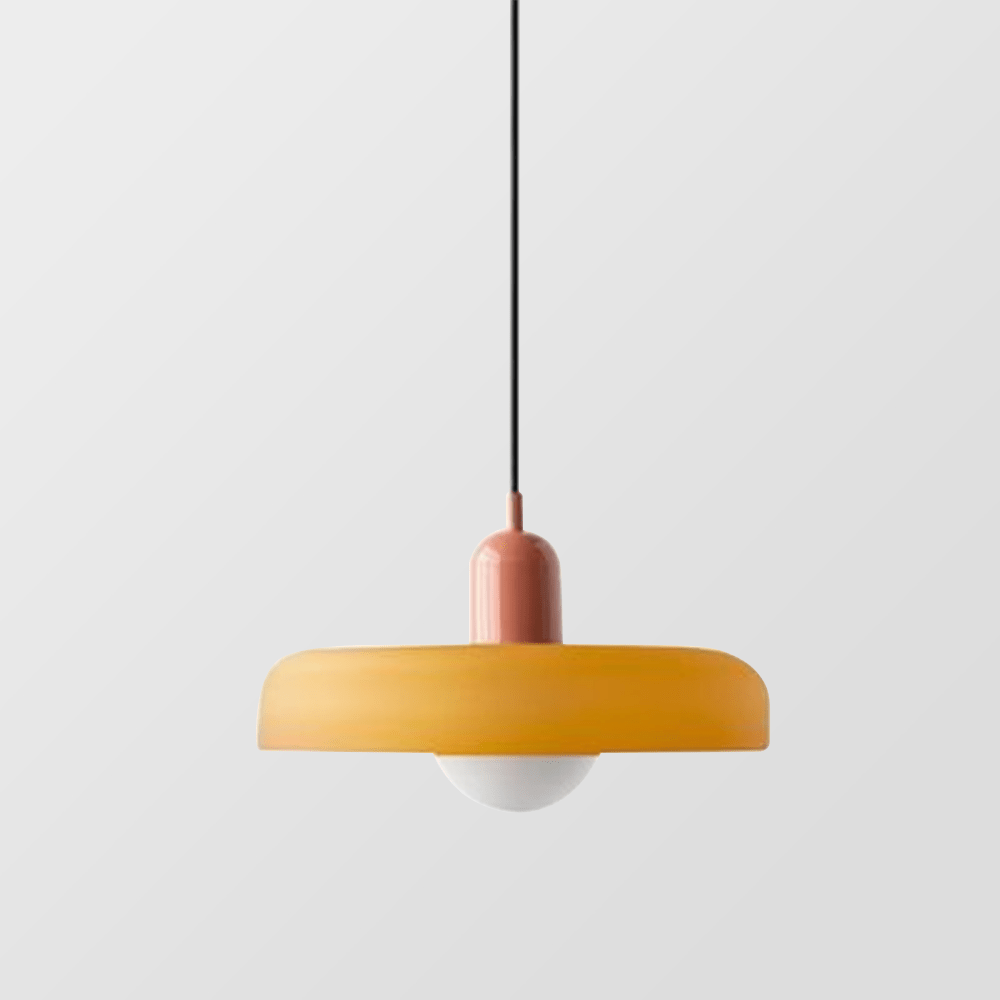 LumenKreis | Zeitlose Glas Pendelleuchte für klare Akzente - Brezella