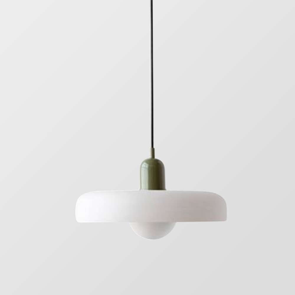 LumenKreis | Zeitlose Glas Pendelleuchte für klare Akzente - Brezella