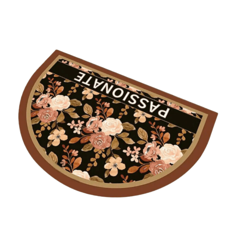 KomfortBlüte | Weicher Badteppich im floralen Vintage-Design - Brezella