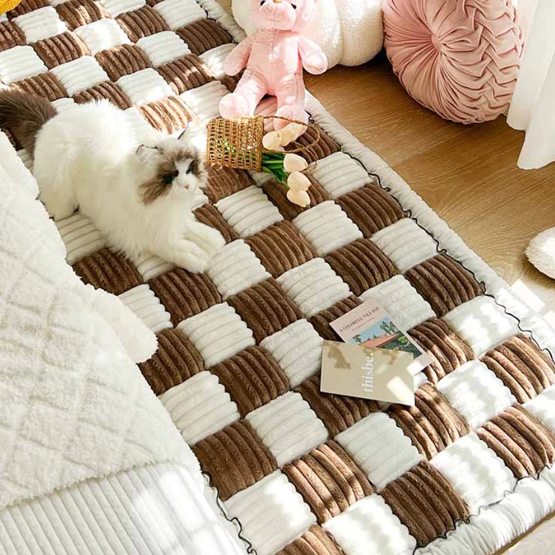 KratzSchutz | Luxuriöse Hundedecke mit Antirutschboden - Brezella