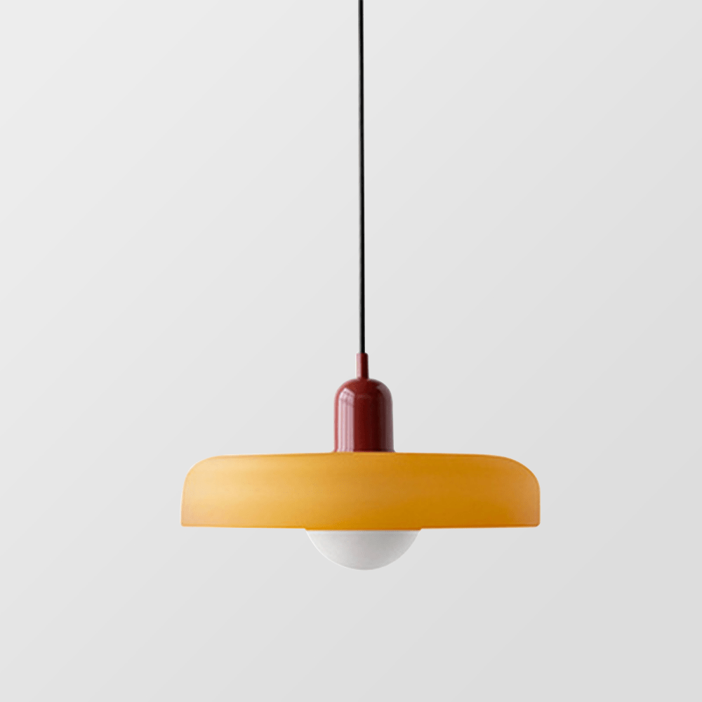 LumenKreis | Zeitlose Glas Pendelleuchte für klare Akzente - Brezella
