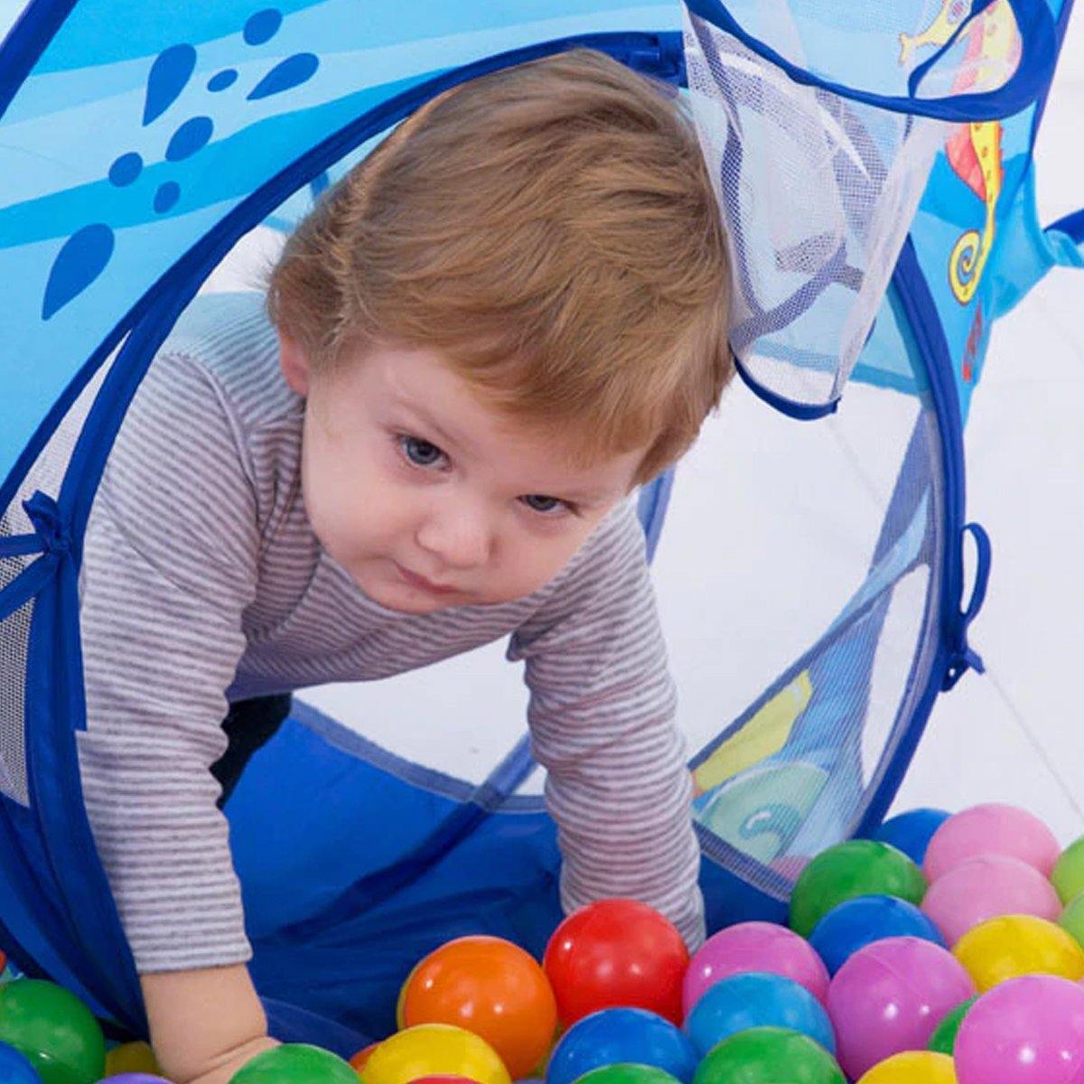 FunLand | Spielzelt, Ballpool und Tunnel in Einem - Brezella
