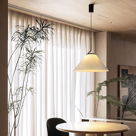 LumiZart | Cremefarbene Hanglampe für eine behagliche Stimmung - Brezella