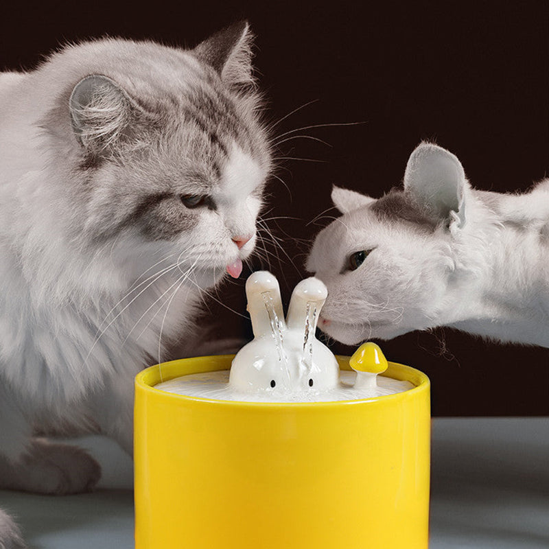 BunnyFlow | Eleganter Wasserautomat für Kaninchen - Brezella