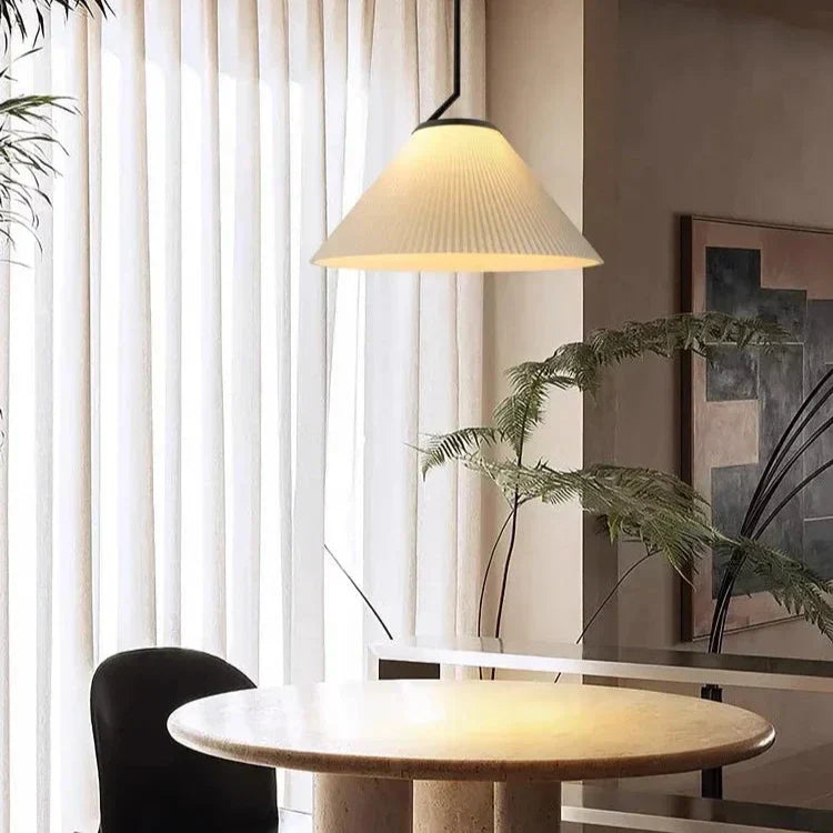 LumiZart | Cremefarbene Hanglampe für eine behagliche Stimmung - Brezella