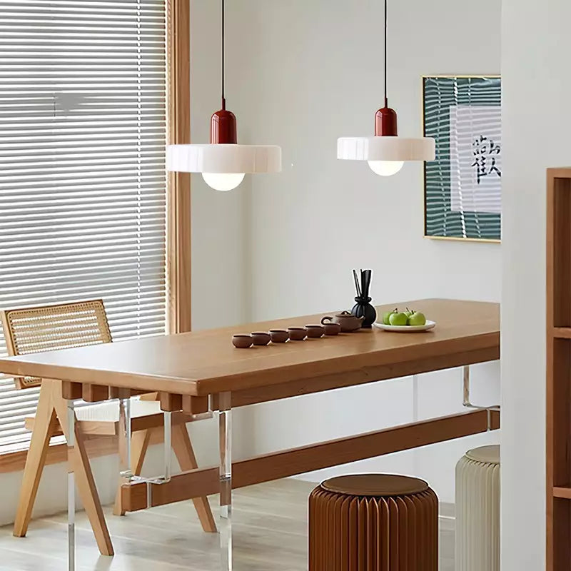 LumenKreis | Zeitlose Glas Pendelleuchte für klare Akzente - Brezella