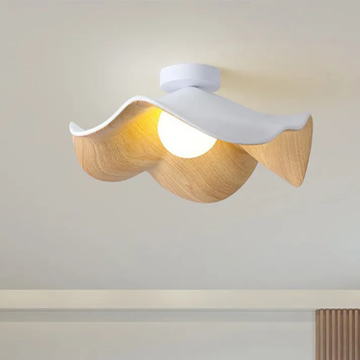 BlattGlow | Moderne Lotus-inspirierte Deckenlampe - Brezella