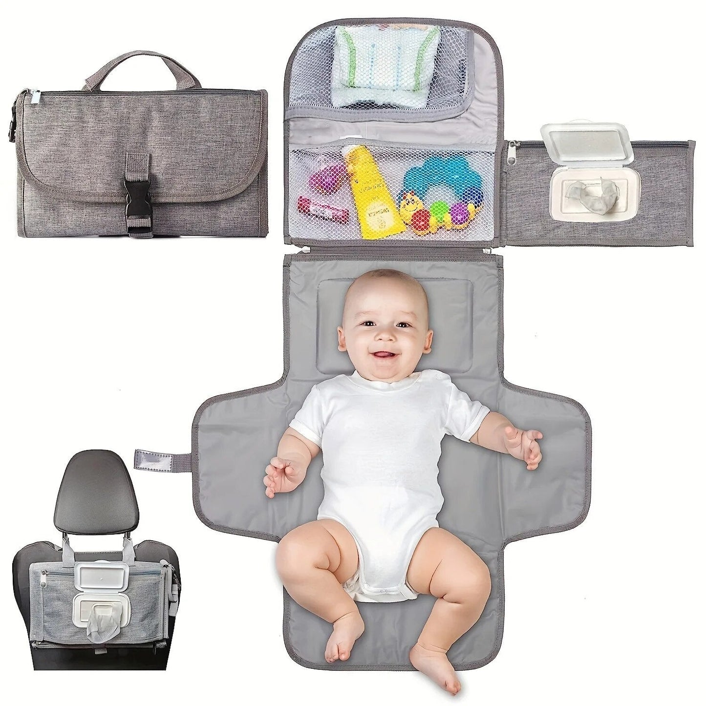 EasyNest | Weiche Reise-Wickelunterlage für Babys Wohlbefinden