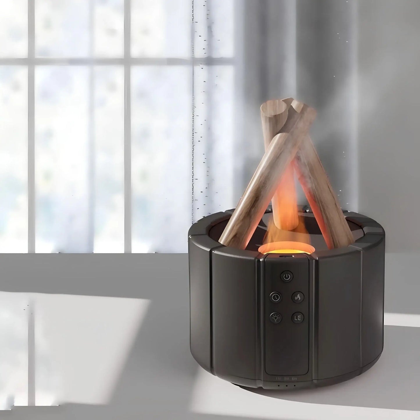 GlowVapor | Einstellbarer Flammen-Luftbefeuchter für bessere Luftqualität - Brezella