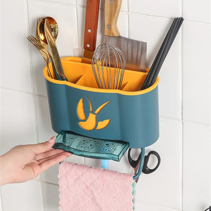 FlexiSpace | Küchen-Organizer mit Platz für Alles und Telefonhalter - Brezella