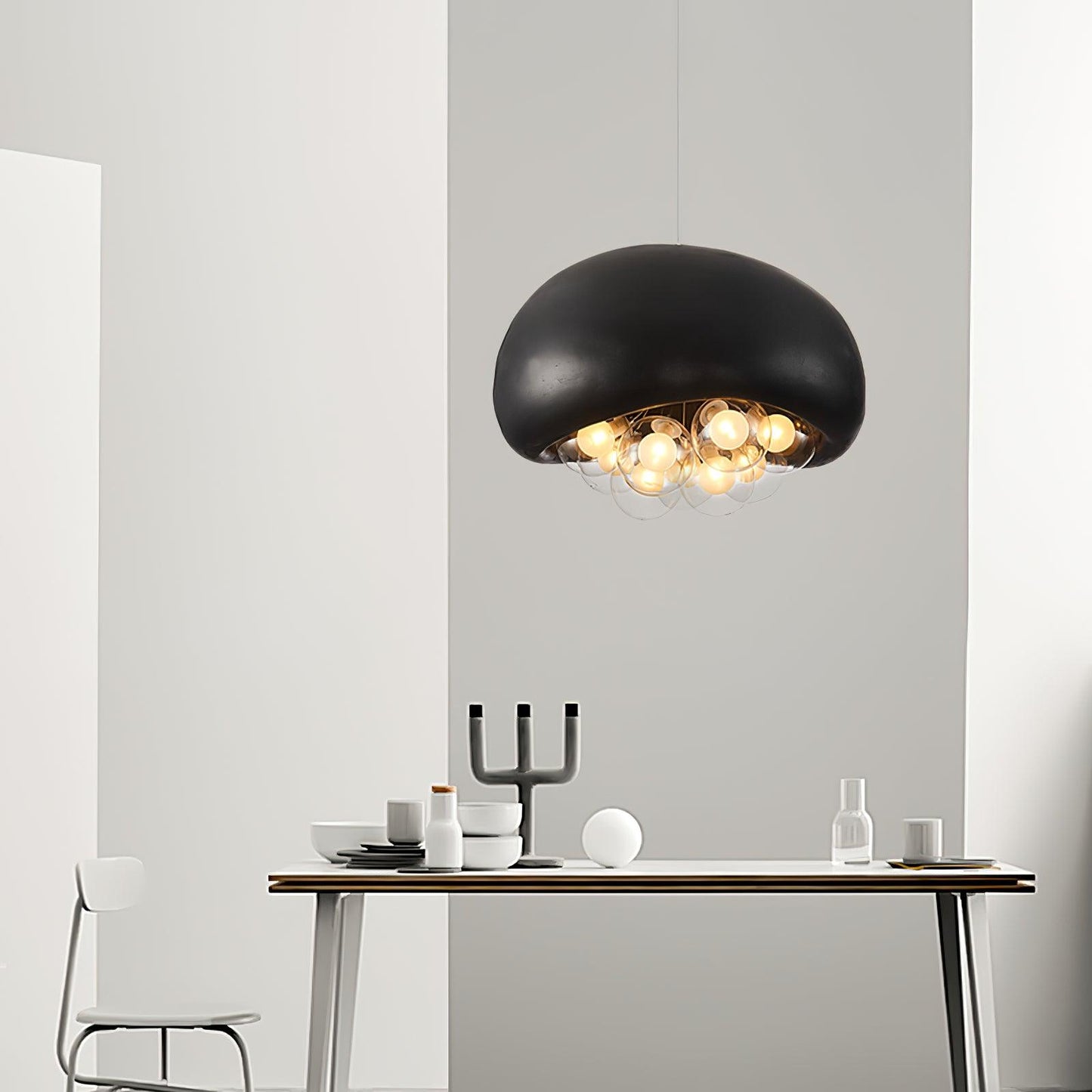 OrbLume | Elegante Pendelleuchte mit Blasenstruktur