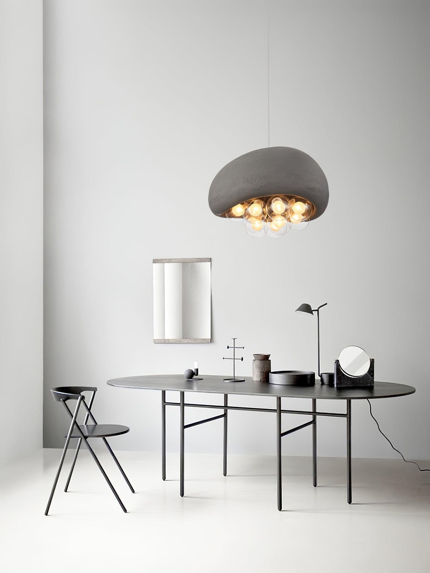 OrbLume | Elegante Pendelleuchte mit Blasenstruktur