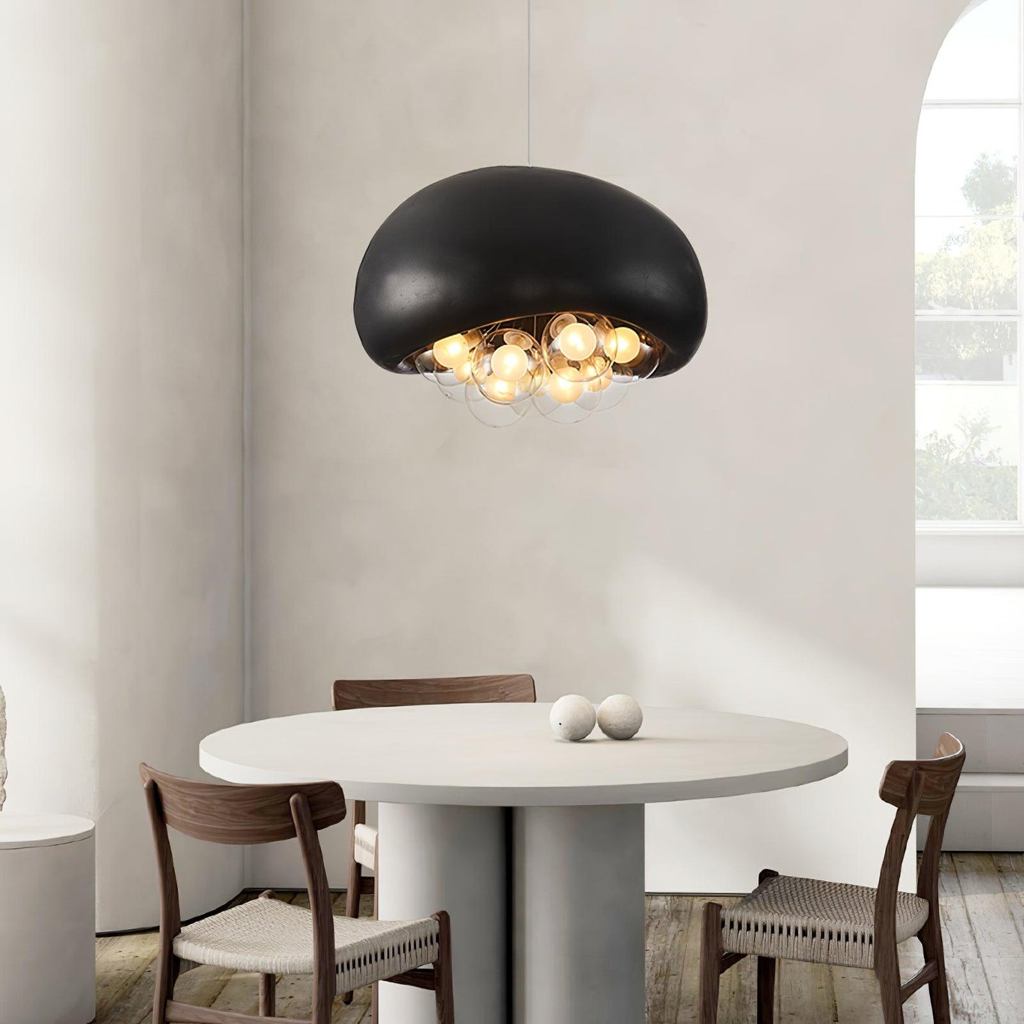 OrbLume | Elegante Pendelleuchte mit Blasenstruktur