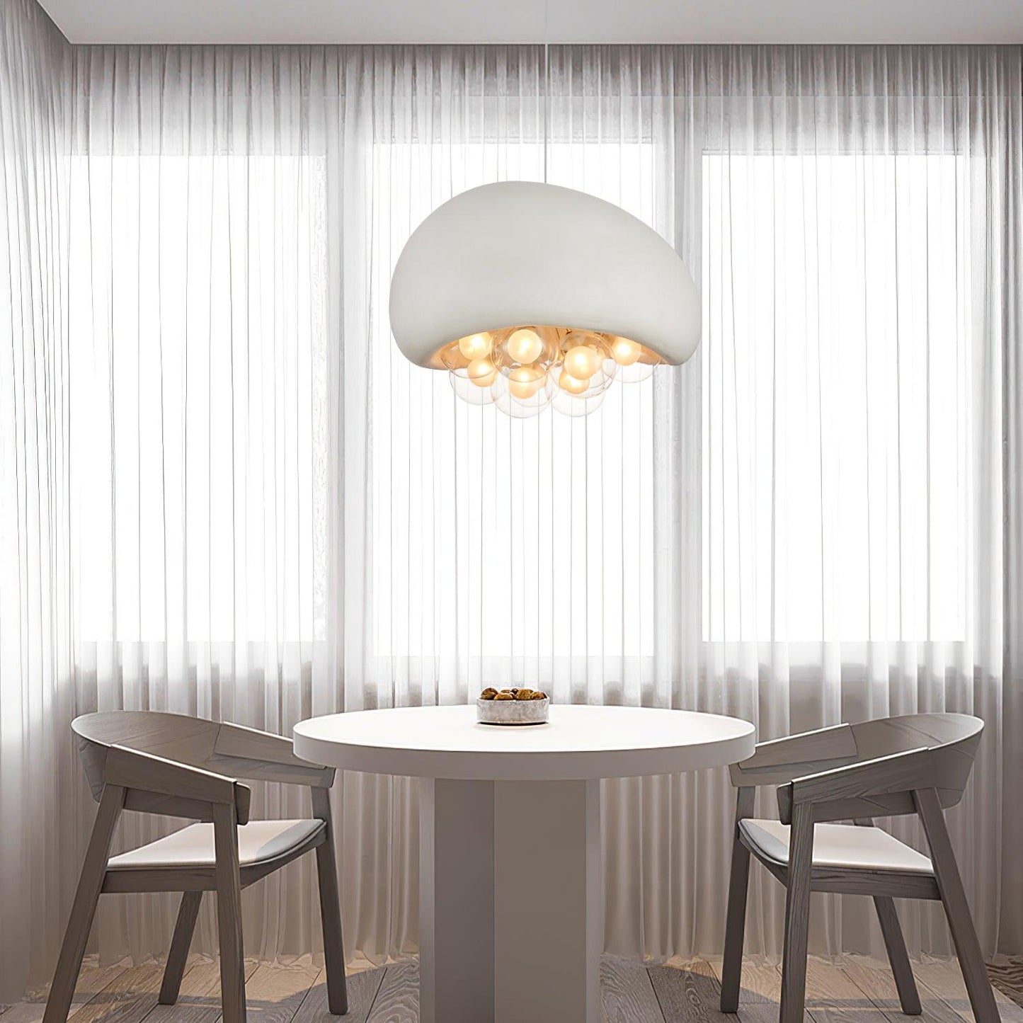 OrbLume | Elegante Pendelleuchte mit Blasenstruktur