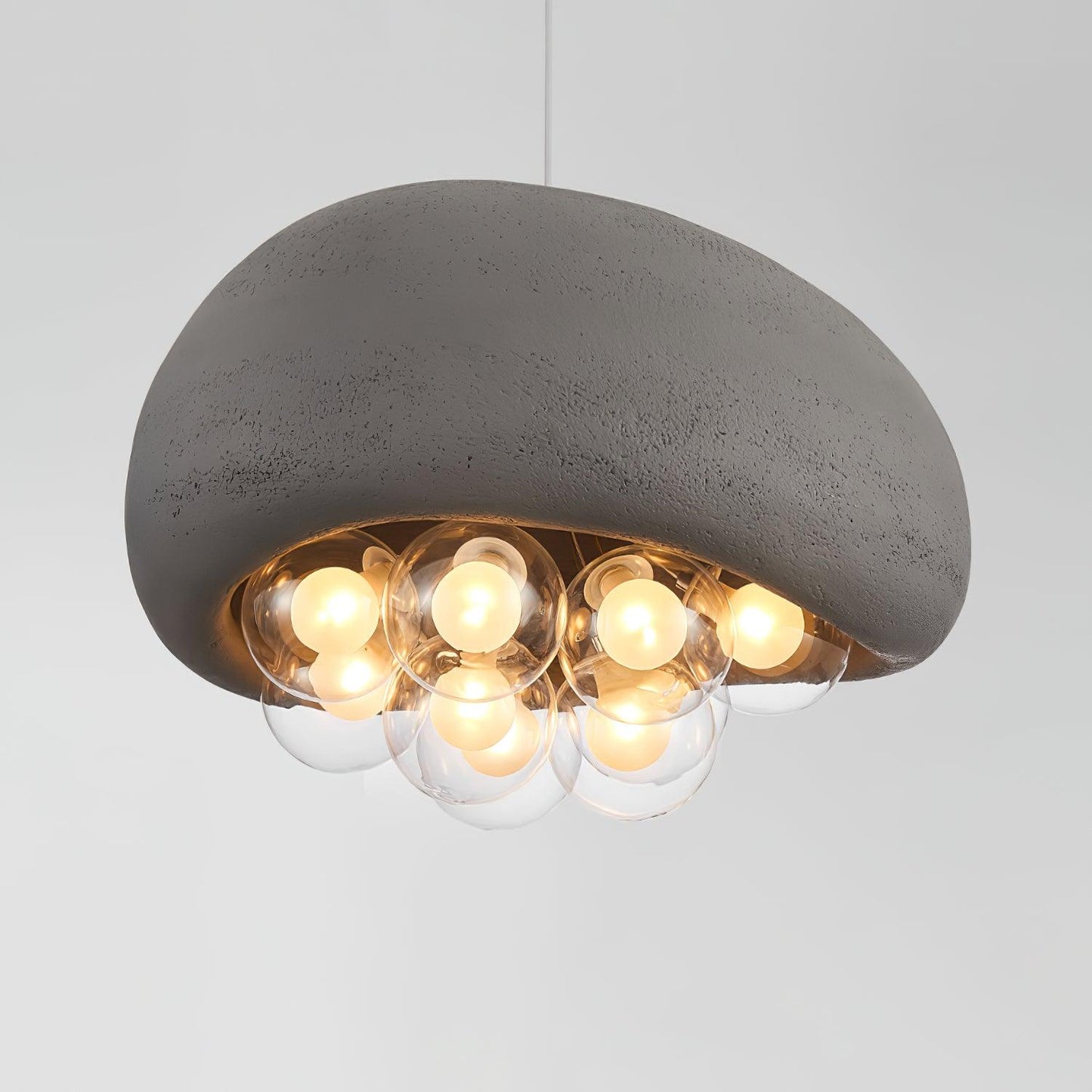 OrbLume | Elegante Pendelleuchte mit Blasenstruktur
