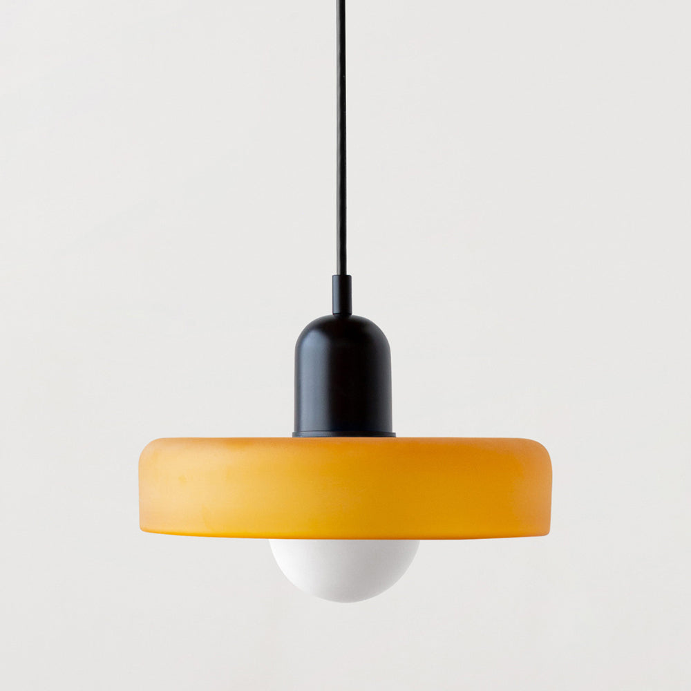 LumenKreis | Zeitlose Glas Pendelleuchte für klare Akzente - Brezella