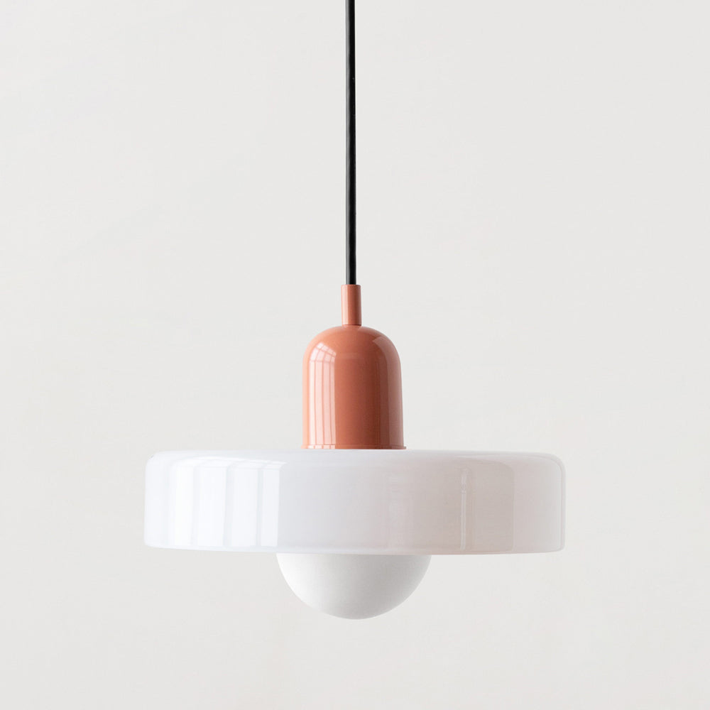 LumenKreis | Zeitlose Glas Pendelleuchte für klare Akzente - Brezella