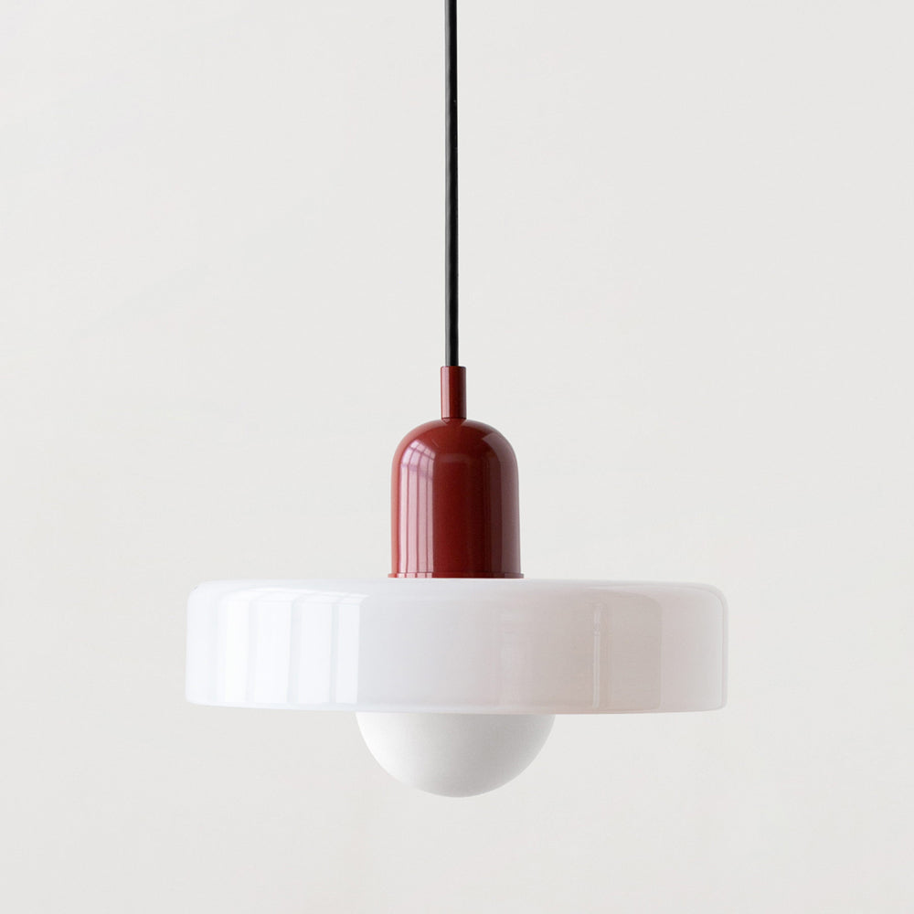 LumenKreis | Zeitlose Glas Pendelleuchte für klare Akzente - Brezella
