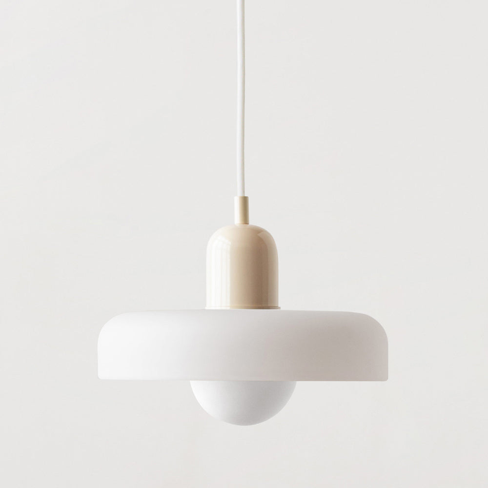 LumenKreis | Zeitlose Glas Pendelleuchte für klare Akzente - Brezella