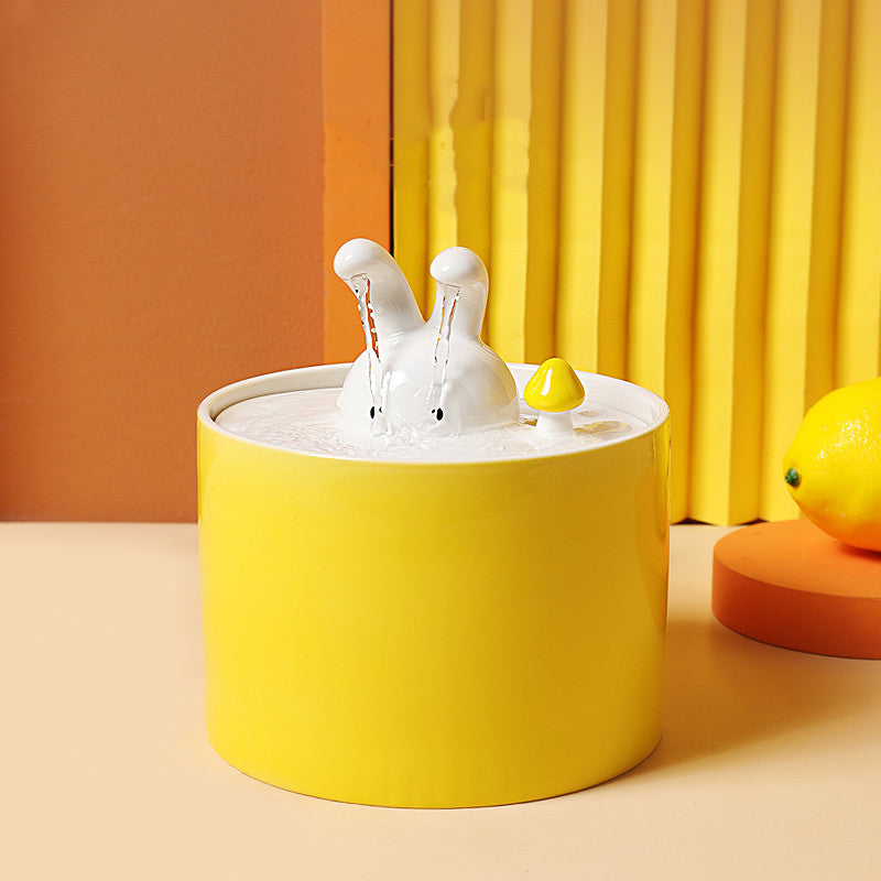 BunnyFlow | Eleganter Wasserautomat für Kaninchen - Brezella