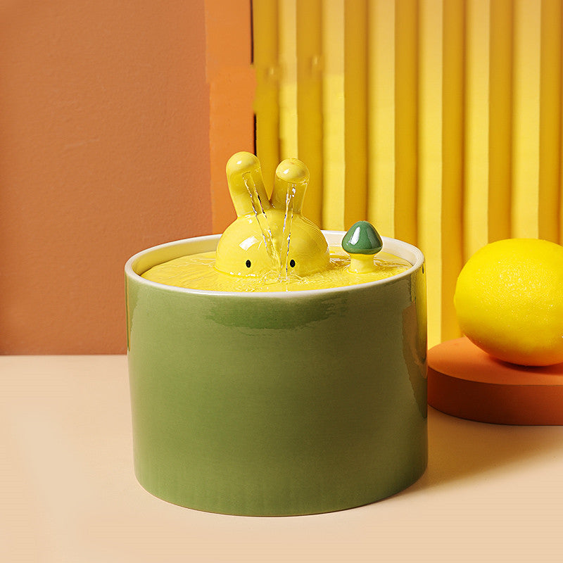 BunnyFlow | Eleganter Wasserautomat für Kaninchen - Brezella
