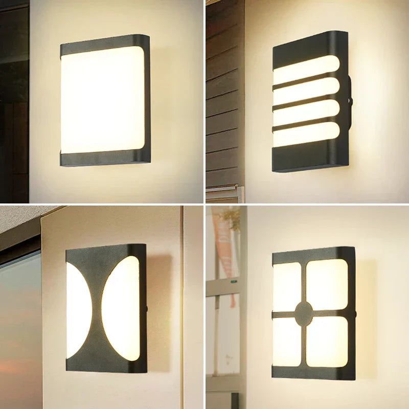 GlowGuard | Robuste und stilvolle LED-Außenleuchte - Brezella