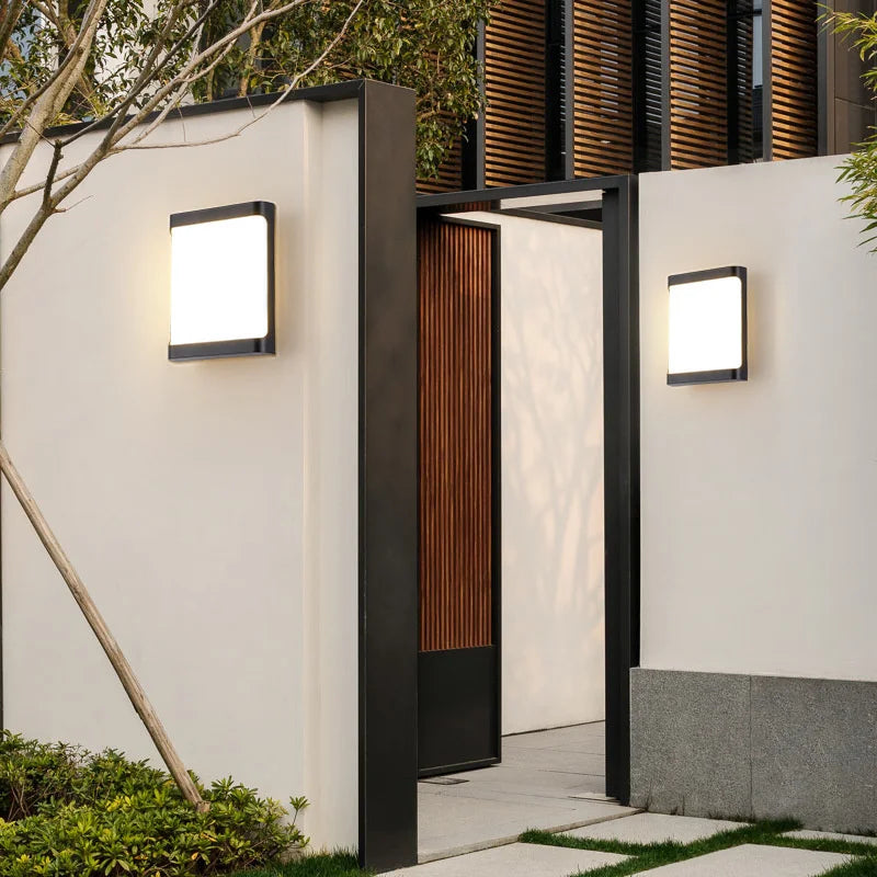 GlowGuard | Robuste und stilvolle LED-Außenleuchte - Brezella