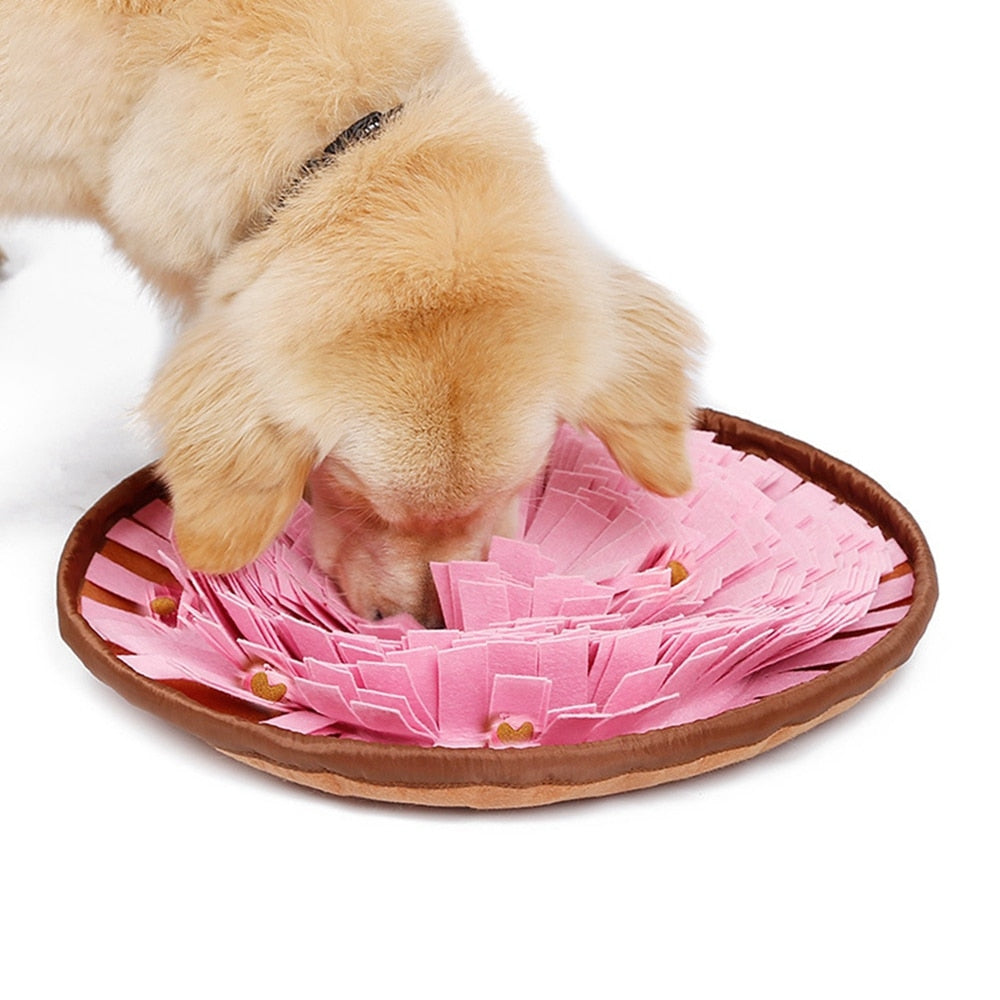 SnackAktiv | Fördernde Futtermatte für Neugierige Hunde - Brezella