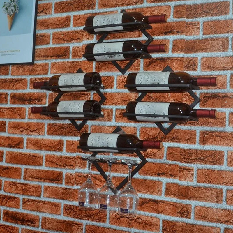 VinoGlanz | Elegantes Weinregal für besonderen Charme - Brezella