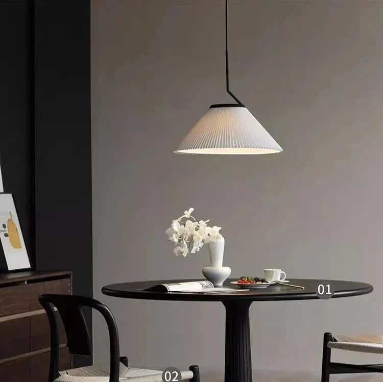 LumiZart | Cremefarbene Hanglampe für eine behagliche Stimmung - Brezella