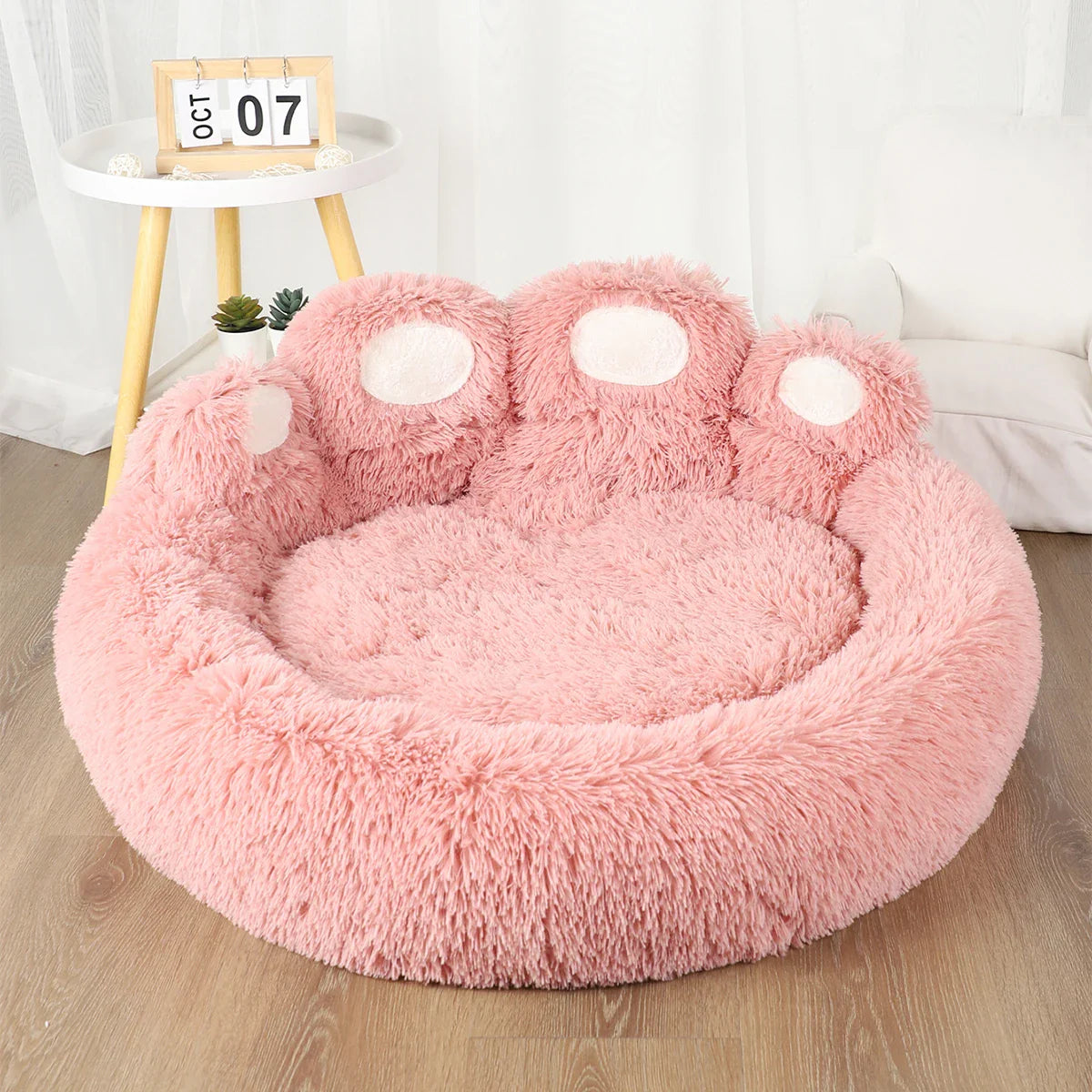 FluffHaven | Weiches Hundebett mit waschbarem Bezug - Brezella