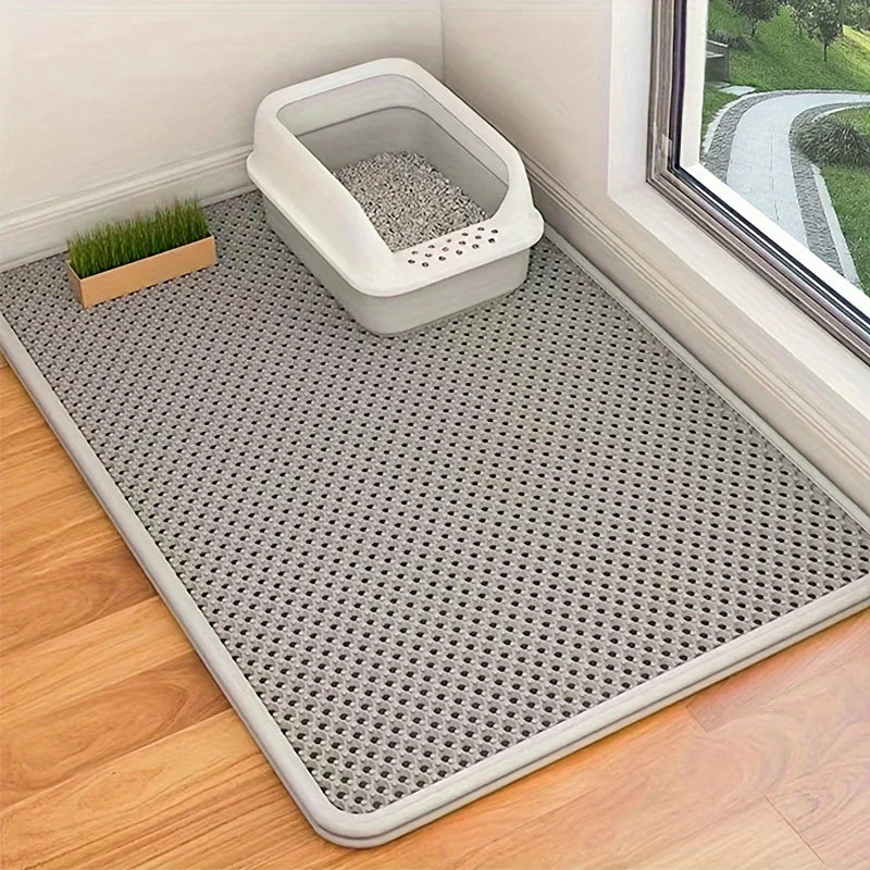 TidyPaws | Langlebige Matte mit Kratzfunktion für die Sauberkeit der Katzentoilette