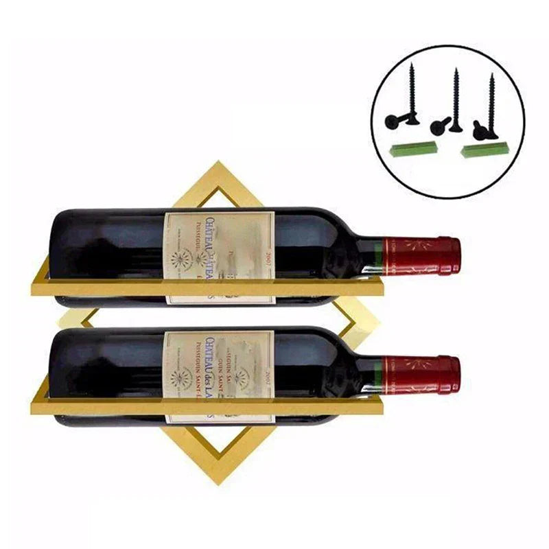 VinoGlanz | Elegantes Weinregal für besonderen Charme - Brezella