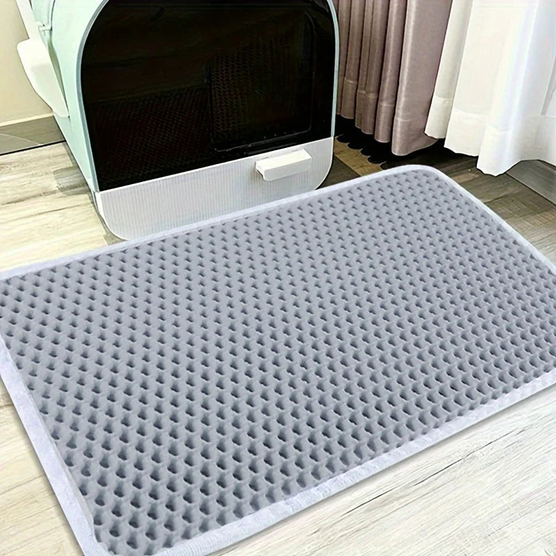 TidyPaws | Langlebige Matte mit Kratzfunktion für die Sauberkeit der Katzentoilette
