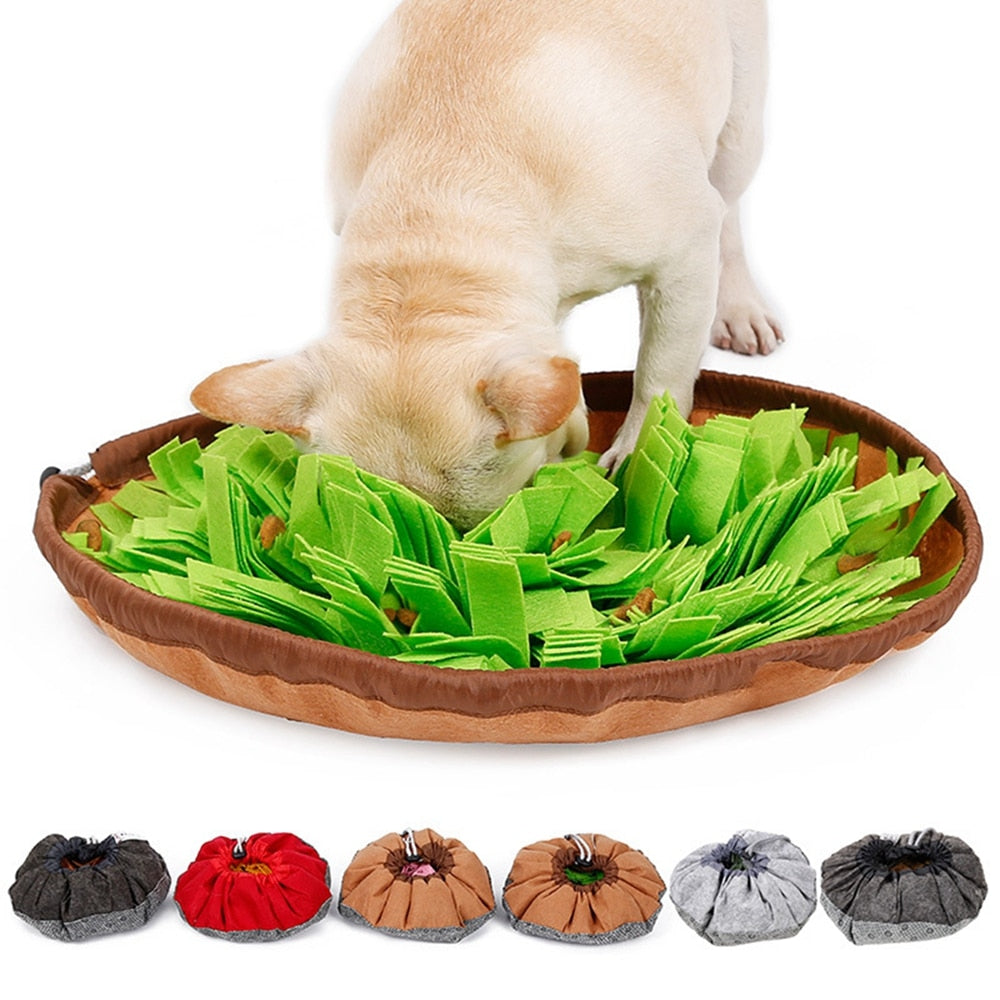 SnackAktiv | Fördernde Futtermatte für Neugierige Hunde - Brezella