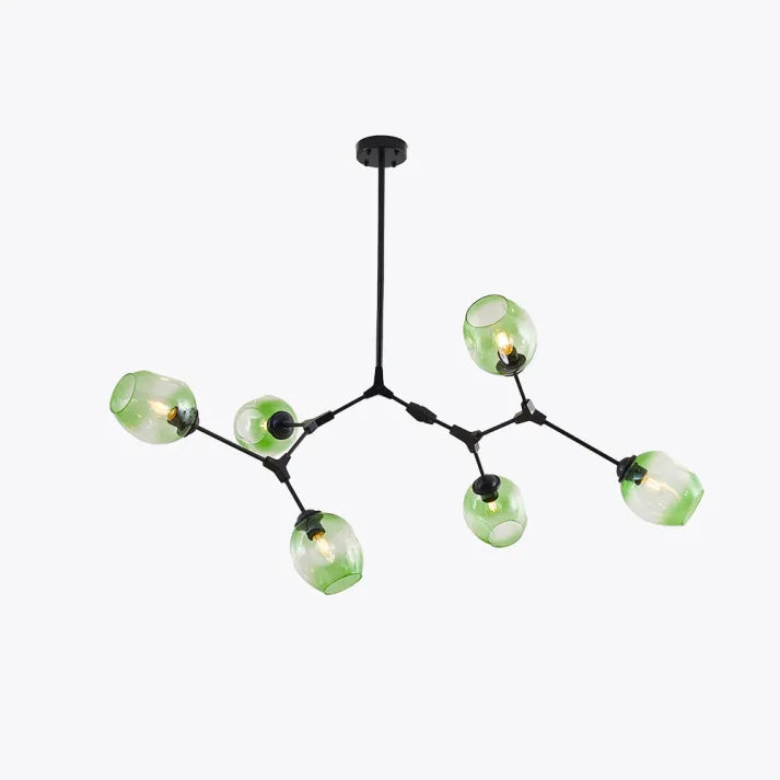 OrbitGlow | Sputnik-Hängelampe mit einzigartigen Glasbubbles - Brezella
