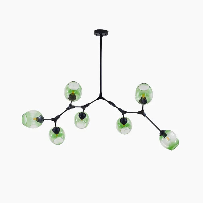 OrbitGlow | Sputnik-Hängelampe mit einzigartigen Glasbubbles - Brezella