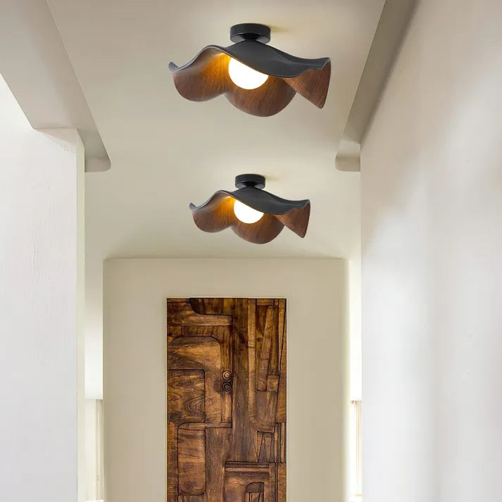 BlattGlow | Moderne Lotus-inspirierte Deckenlampe - Brezella