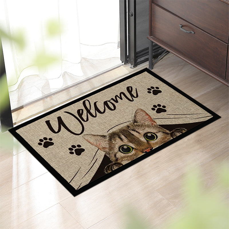 LumiCat | Elegante Anti-Rutsch-Badmatte mit Katzenmotiv - Brezella