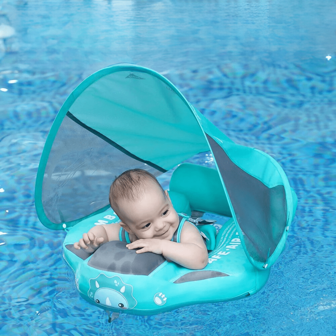 WasserFlot | Nicht-Aufblasbare Schwimmhilfe mit Sicherheitsgurten - Brezella