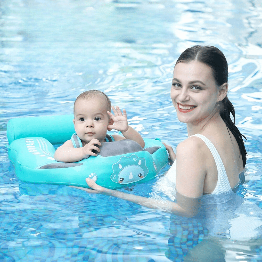 WasserFlot | Nicht-Aufblasbare Schwimmhilfe mit Sicherheitsgurten - Brezella
