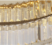 Elegante Runde Deckenleuchte In Gold