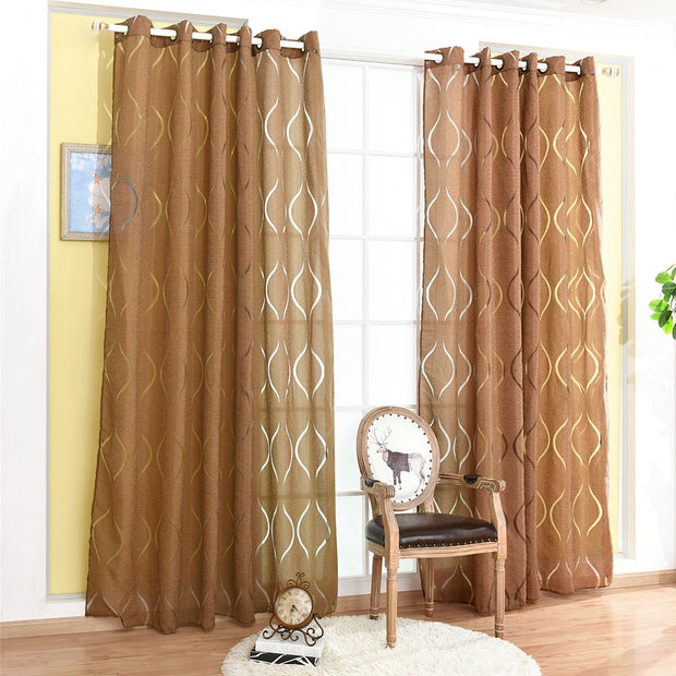 VivaLace | Atmosphärischer Transparent-Voile mit stilvollem Motiv - Brezella