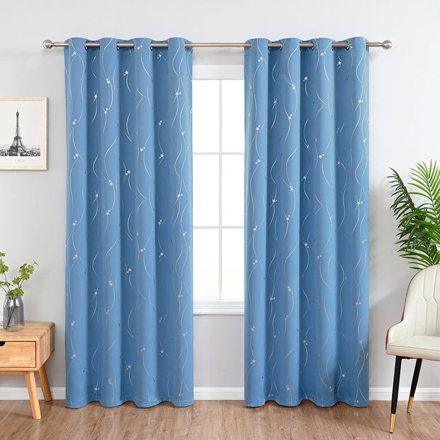 LumiStella | Stilvolle Vorhänge mit elegantem Sternendesign - Brezella