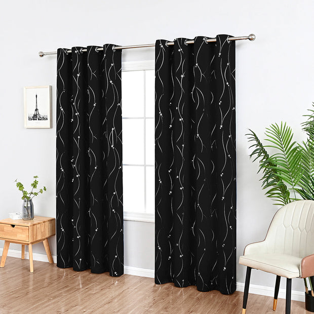 LumiStella | Stilvolle Vorhänge mit elegantem Sternendesign - Brezella