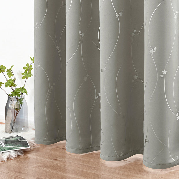 LumiStella | Stilvolle Vorhänge mit elegantem Sternendesign - Brezella