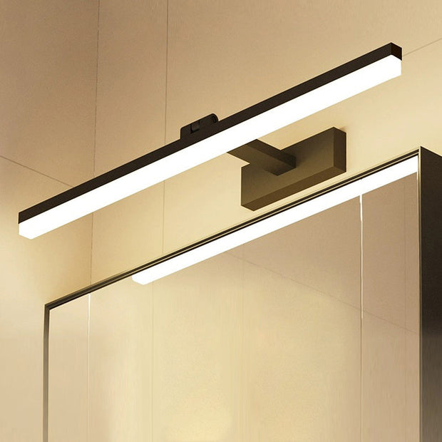 Mattschwarze LED Wandleuchte Für Den Schminktisch