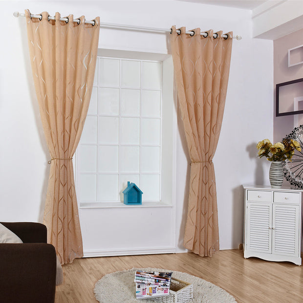 VivaLace | Atmosphärischer Transparent-Voile mit stilvollem Motiv - Brezella